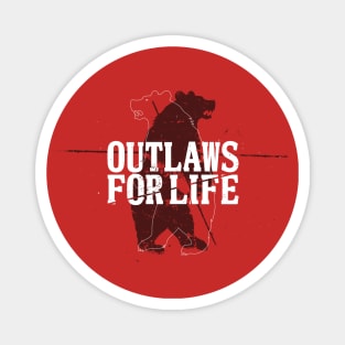 Outlaws for Life Bear Edition Magnet